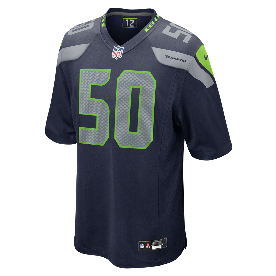 Jared Ivey Seattle Seahawks Team Game Jersey - College Navy