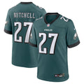 Quinyon Mitchell Philadelphia Eagles Player Game Jersey - Midnight Green