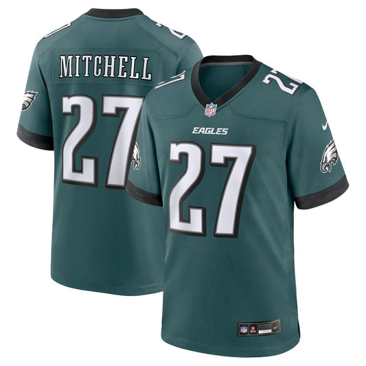 Quinyon Mitchell Philadelphia Eagles Player Game Jersey - Midnight Green