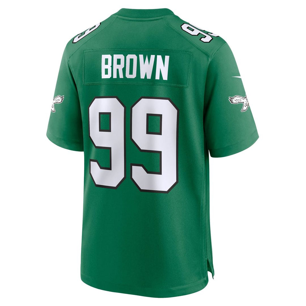 Jerome Brown Philadelphia Eagles Retired Player Alternate Game Jersey - Kelly Green