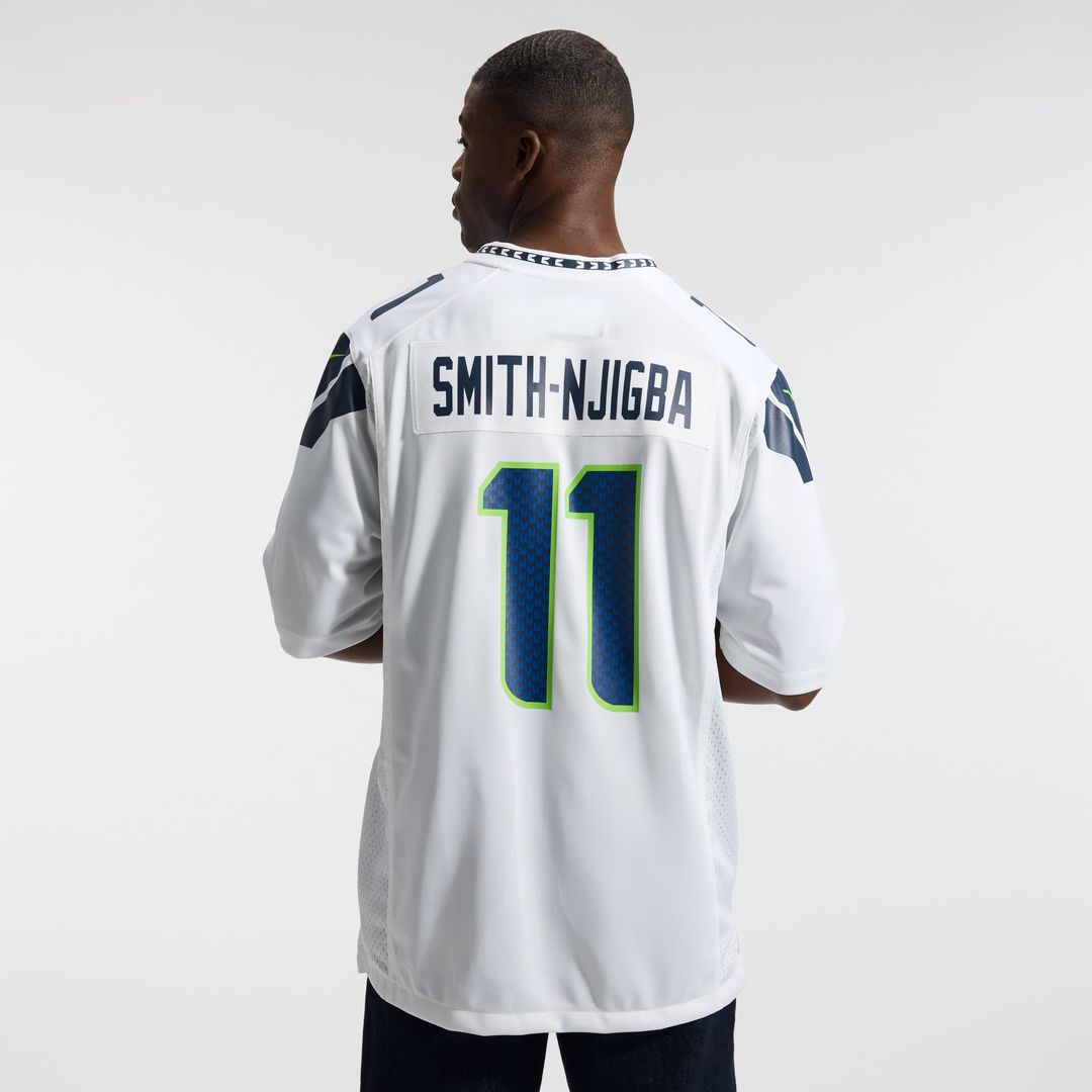 Jaxon Smith - Njigba Seattle Seahawks Throwback Player Game Jersey - Royal