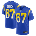 Justin Dedich Los Angeles Rams Game Jersey - Royal