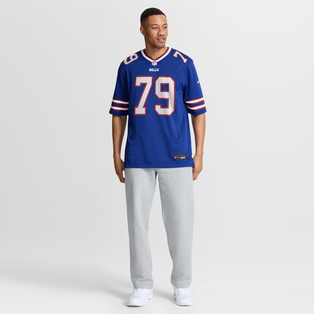 Ruben Brown Buffalo Bills Game Retired Player Jersey - Royal