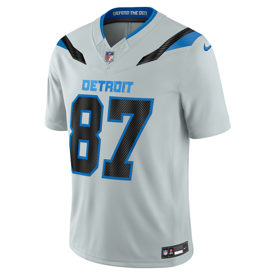 Sam LaPorta Detroit Lions 2026 Rivalries Collection Stitched Limited Jersey - Silver