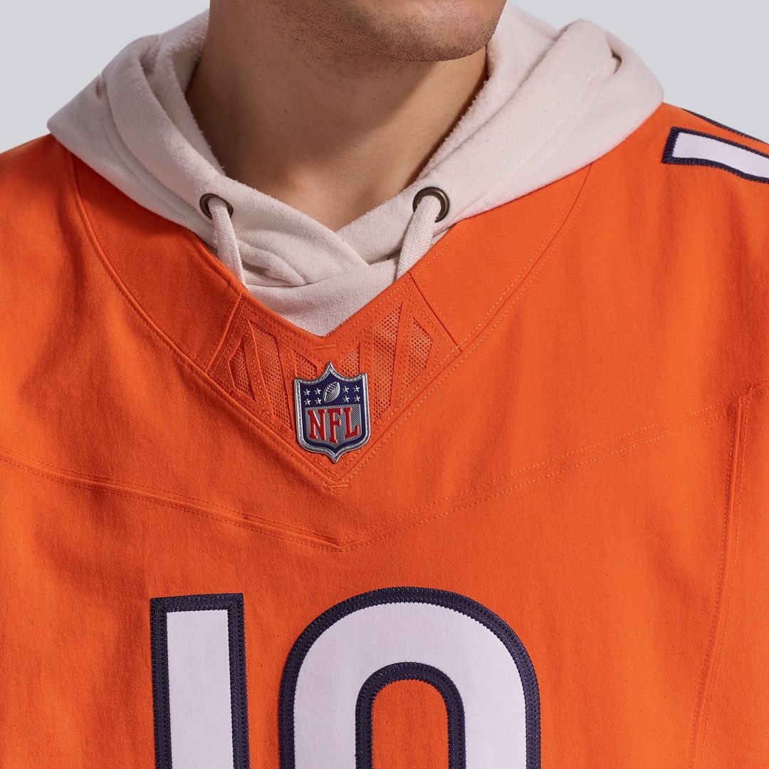 Caleb Williams Chicago Bears Alternate Vapor F.U.S.E. Elite Jersey - Orange