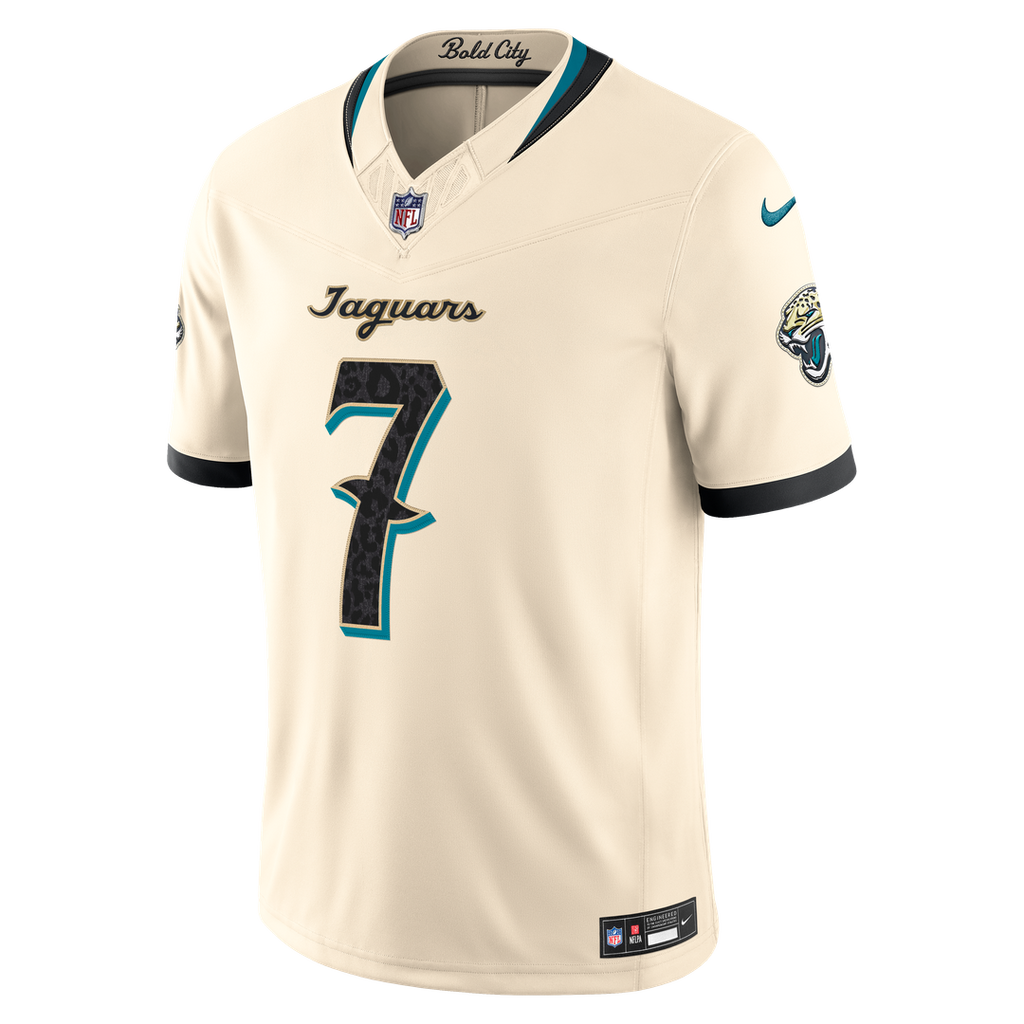 Brian Thomas Jr. Jacksonville Jaguars 2026 Rivalries Collection Stitched Limited Jersey - Natural