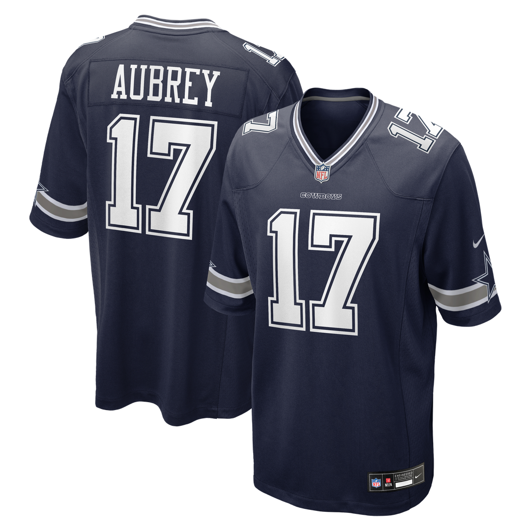 Brandon Aubrey Dallas Cowboys Game Jersey - White