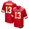 Nazeeh Johnson Kansas City Chiefs Game Player Jersey - Red