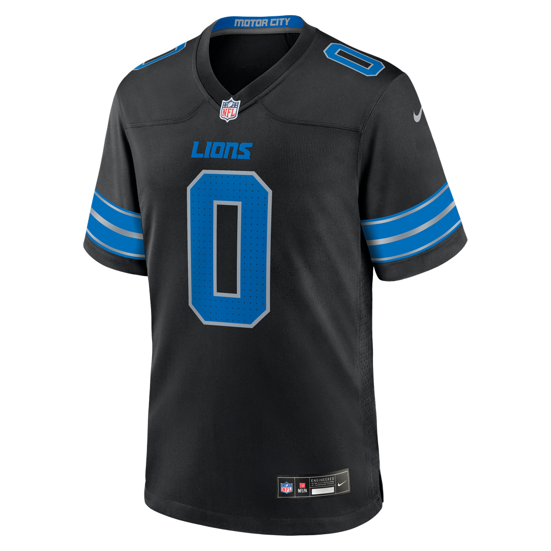 Jahmyr Gibbs Detroit Lions 2nd Alternate Game Player Jersey - Black