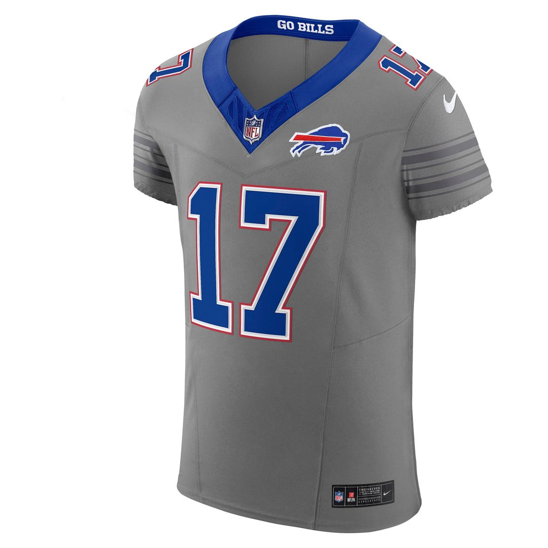 Josh Allen Buffalo Bills Nickel City Vapor F.U.S.E. Elite Jersey - Gray