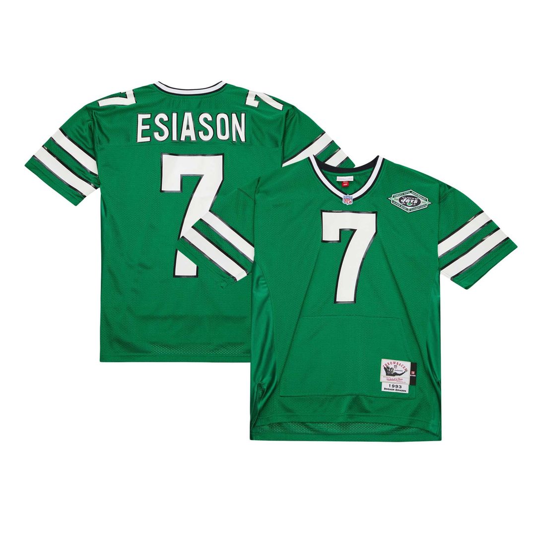 Boomer Esiason New York Jets 1993 Authentic Throwback Retired Player Pocket Jersey - Kelly Green