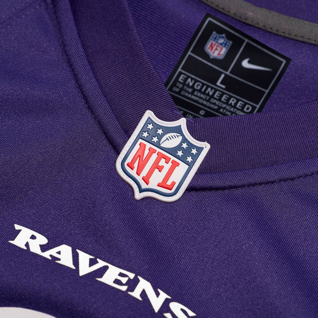 Tony Siragusa Baltimore Ravens Game Retired Player Jersey - Purple