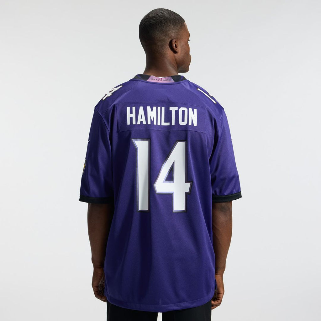 Kyle Hamilton Baltimore Ravens Team Game Jersey - Purple