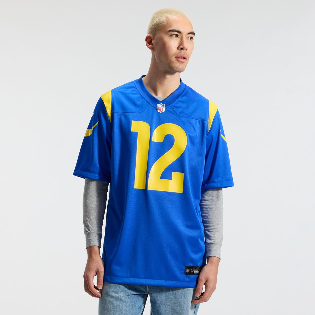Puka Nacua Los Angeles Rams White Game Player Jersey - White