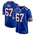 Kent Hull Buffalo Bills Game Retired Player Jersey - Royal