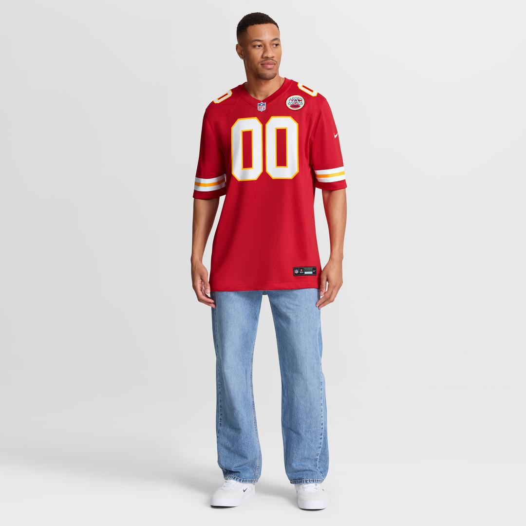 Justin Fields Kansas City Chiefs Game Jersey - Red