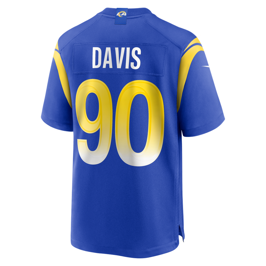 Tyler Davis Los Angeles Rams Team Game Jersey - Royal