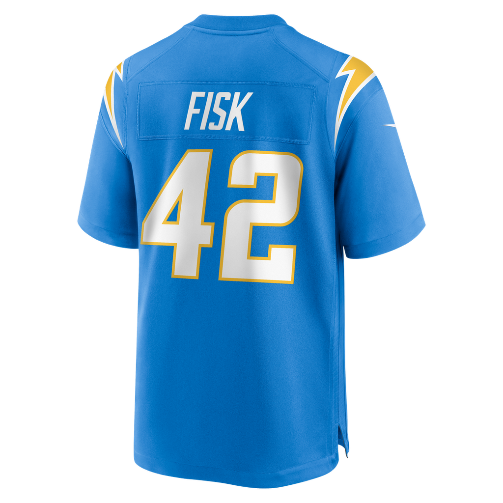 Tucker Fisk Los Angeles Chargers Team Game Jersey - Powder Blue