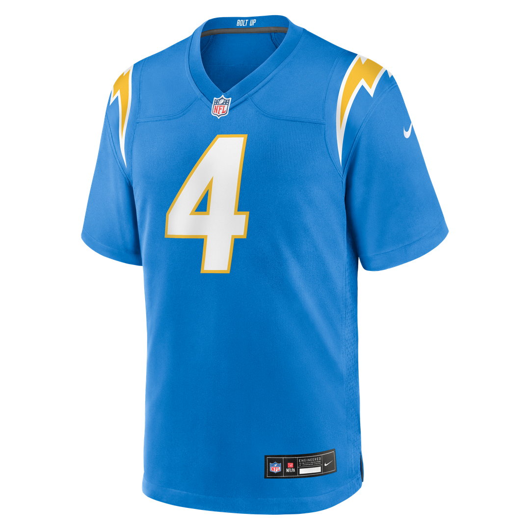 Tarheeb Still Los Angeles Chargers Team Game Jersey - Powder Blue