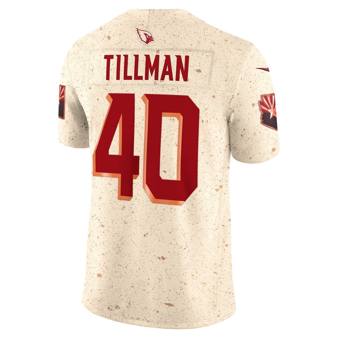 Pat Tillman Arizona Cardinals Rivalries Collection Stitched Limited Jersey - Natural
