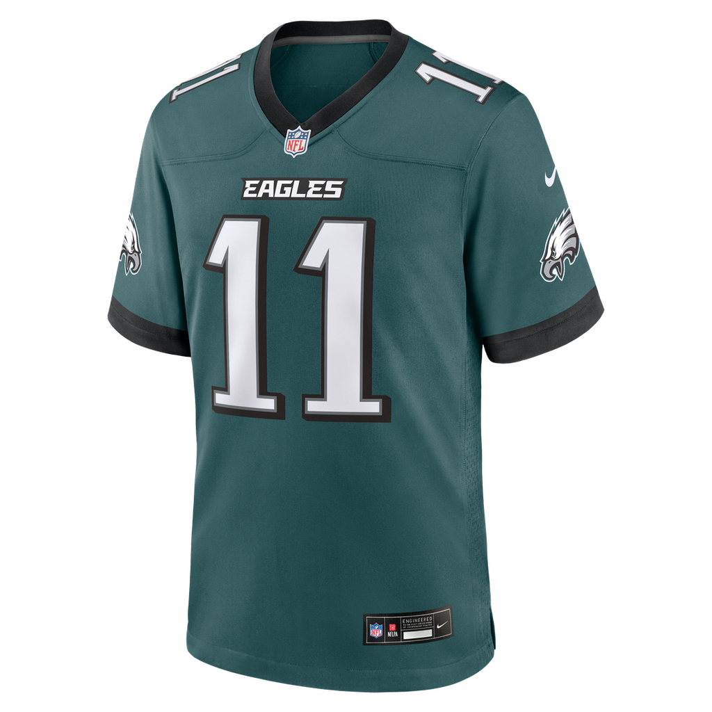 Jihaad Campbell Philadelphia Eagles Team Game Jersey - Midnight Green