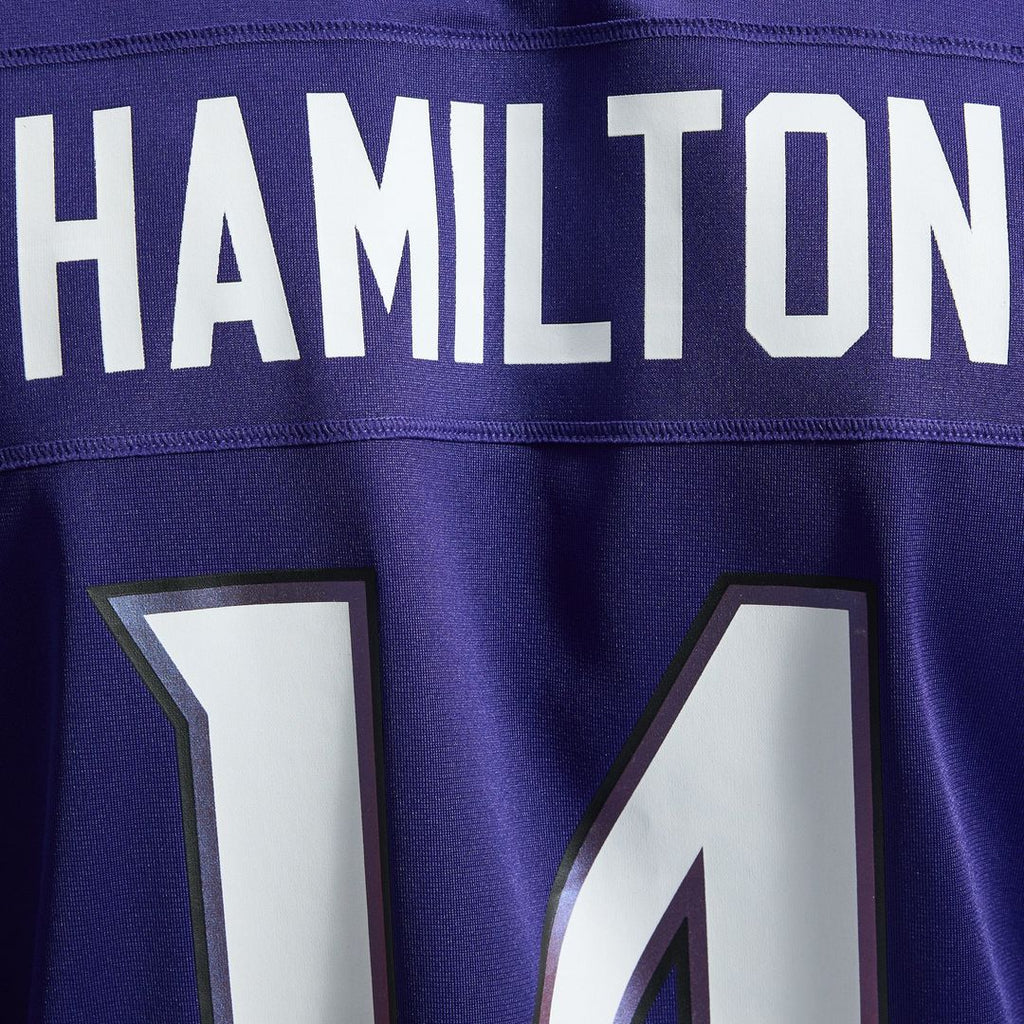 Kyle Hamilton Baltimore Ravens Team Game Jersey - Purple