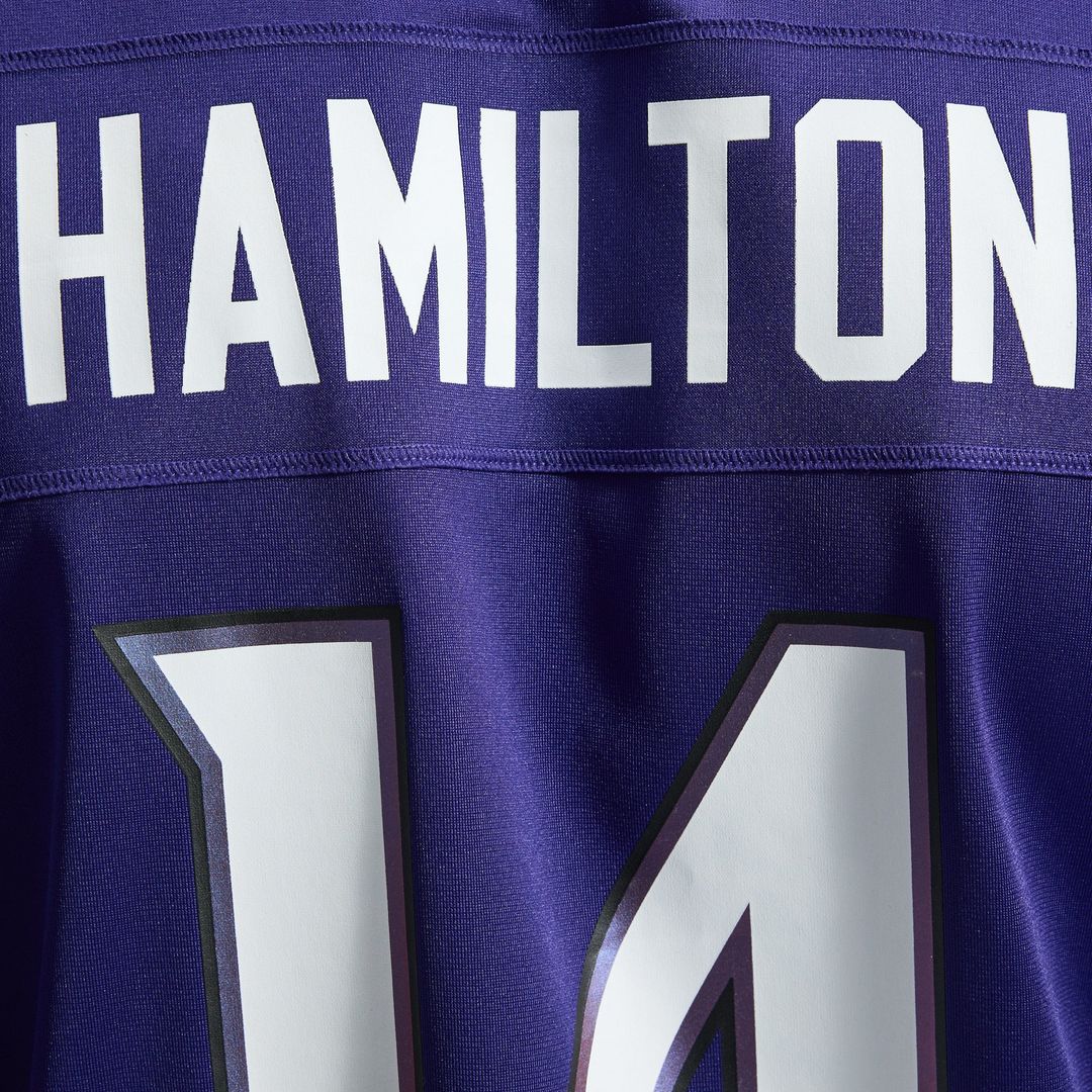 Kyle Hamilton Baltimore Ravens Team Game Jersey - Purple