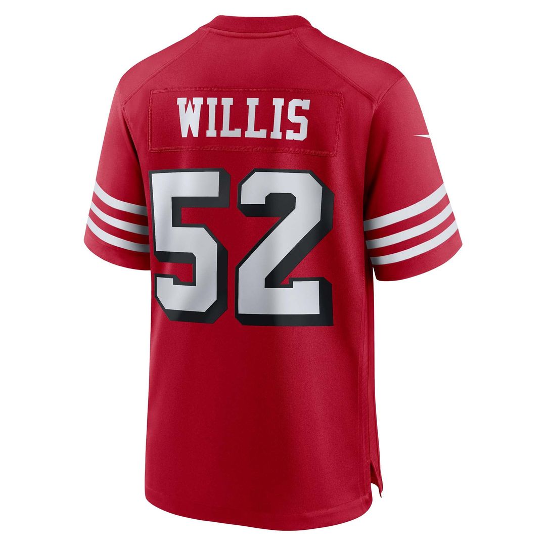Patrick Willis San Francisco 49ers Retired Player Alternate Game Jersey - Scarlet