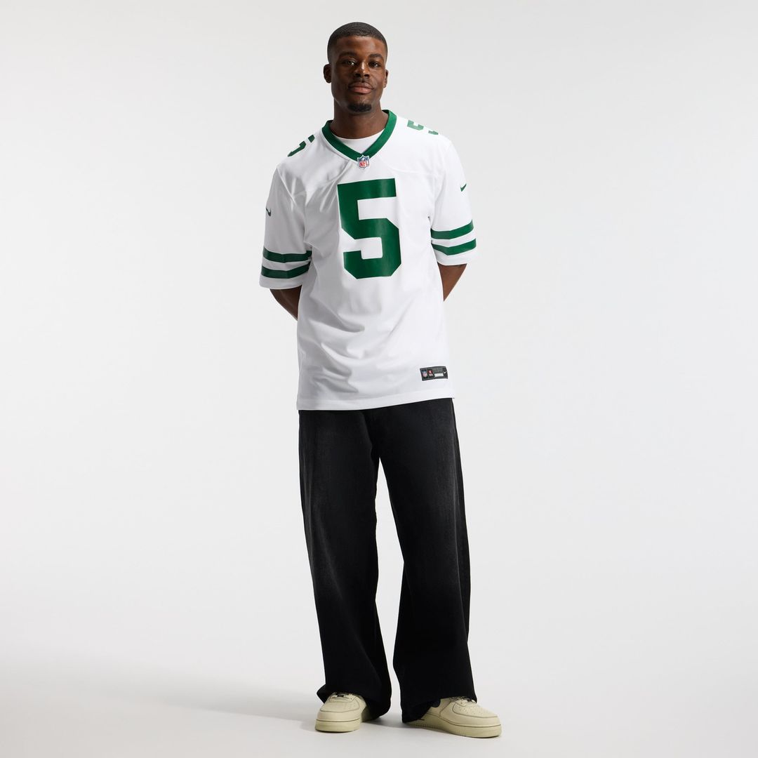 Garrett Wilson New York Jets Game Jersey - Legacy White