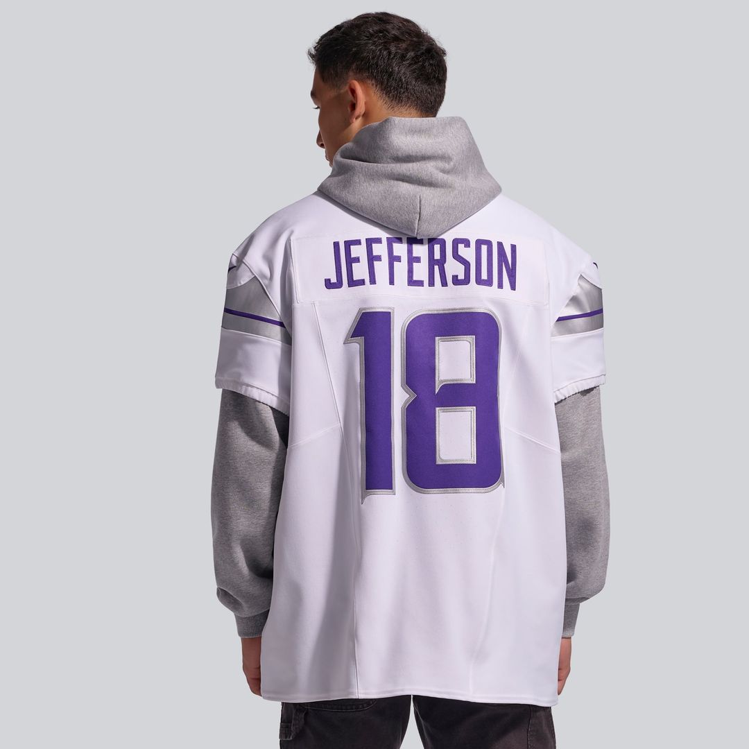 Justin Jefferson Minnesota Vikings Alternate Vapor F.U.S.E. Elite Player Jersey - White