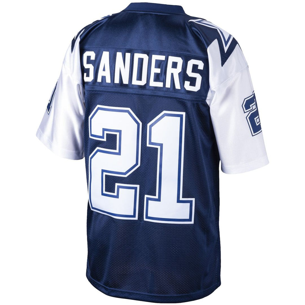 Deion Sanders Dallas Cowboys Big & Tall 1995 Retired Player Replica Jersey - Navy