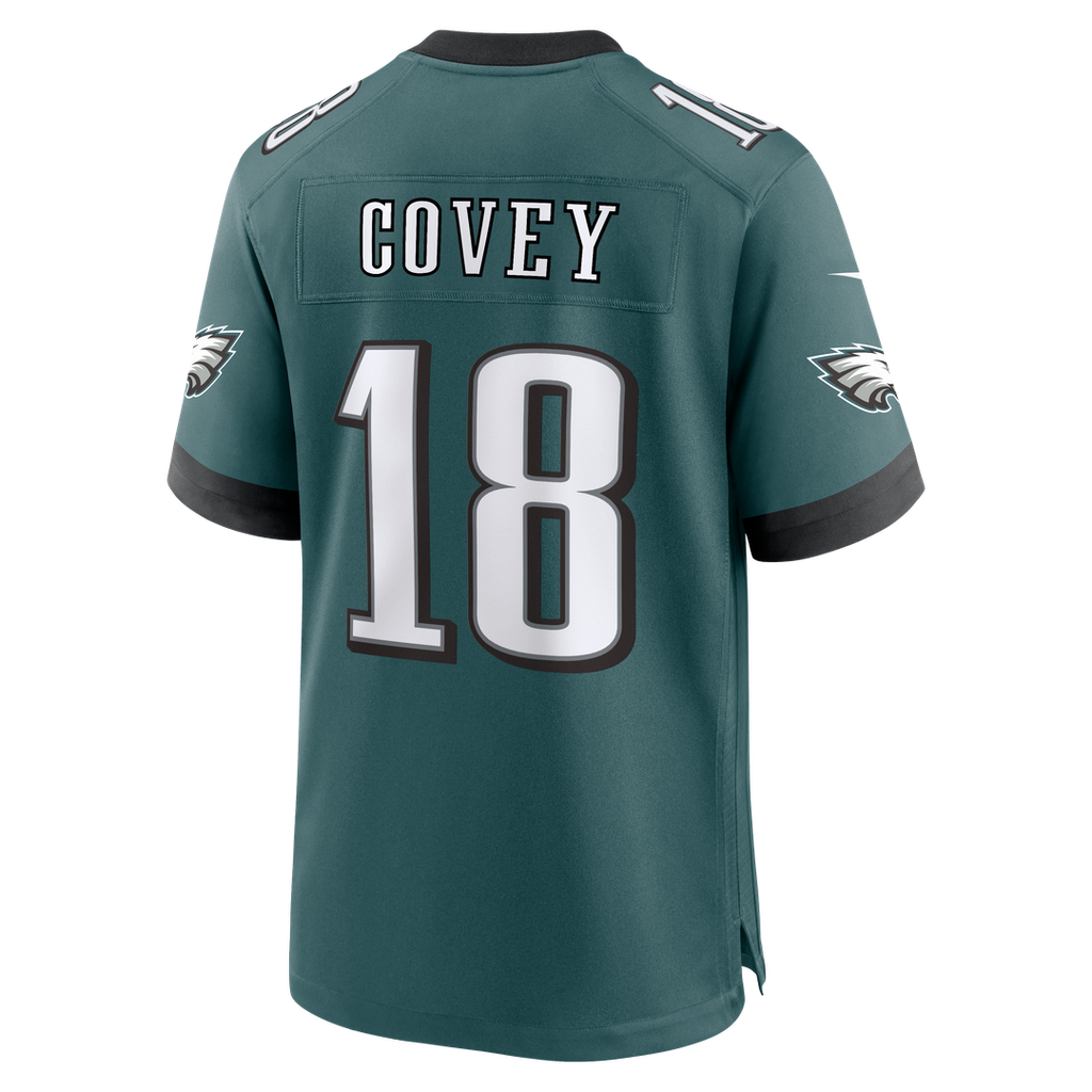 Britain Covey Philadelphia Eagles Team Game Jersey - Midnight Green
