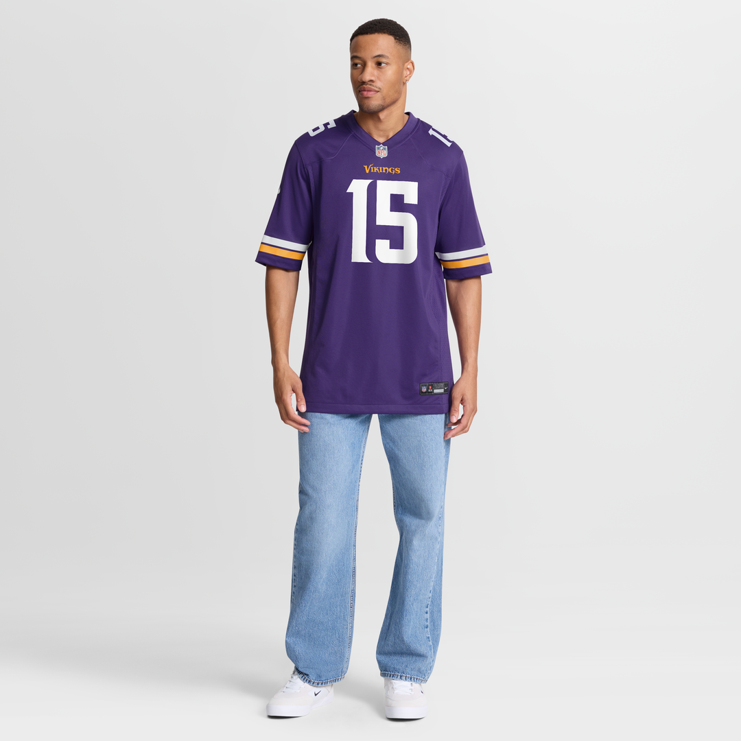 Dallas Turner Minnesota Vikings Alternate Game Jersey - White