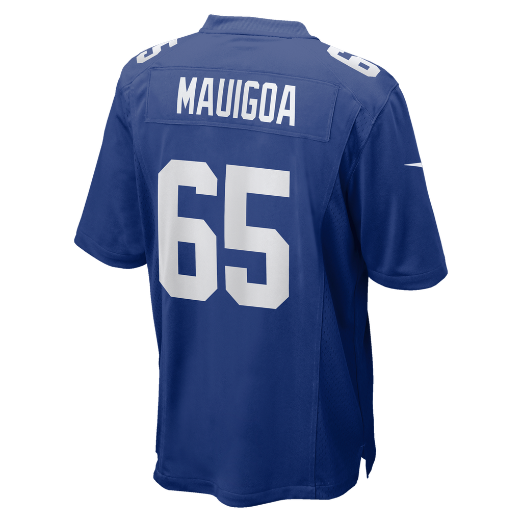 Francis Mauigoa New York Giants Team Game Jersey - Royal