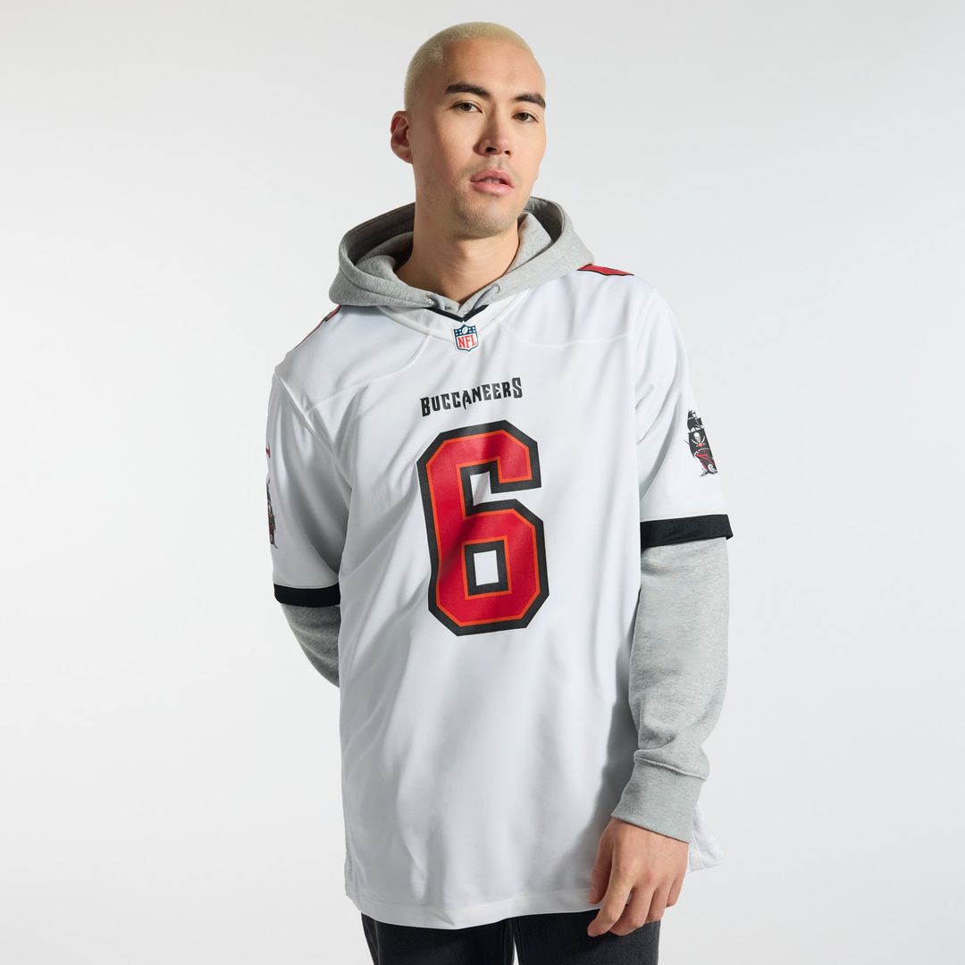 Baker Mayfield Tampa Bay Buccaneers Alternate Game Player Jersey - Pewter