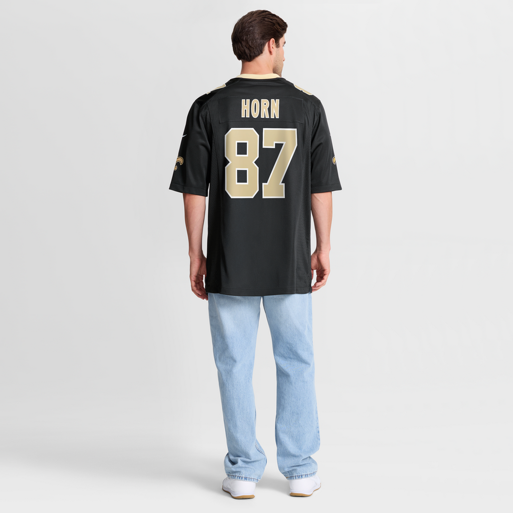 Joe Horn New Orleans Saints Game Retired Player Jersey - Black