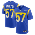 Ty Hamilton Los Angeles Rams Team Game Jersey - Royal