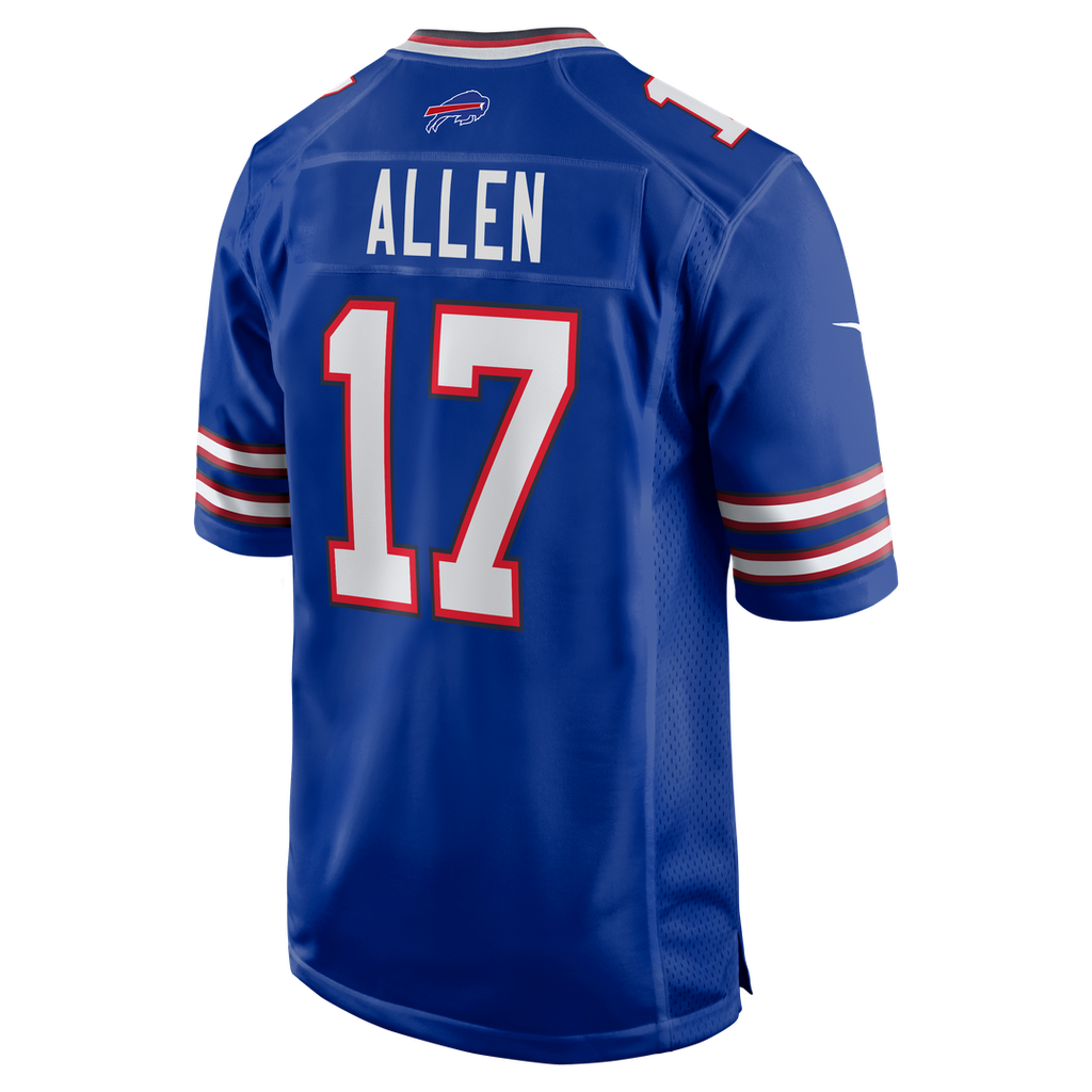 Josh Allen Buffalo Bills Game Player Jersey - White