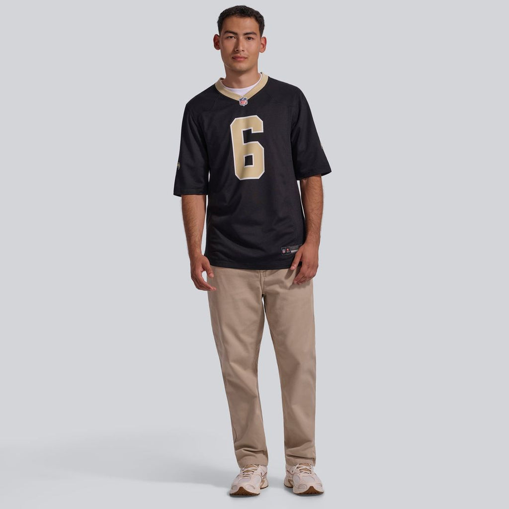 Tyler Shough New Orleans Saints White Game Player Jersey