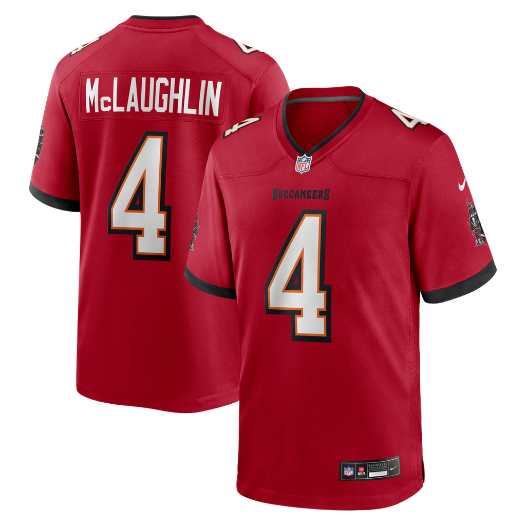 Chase McLaughlin Tampa Bay Buccaneers Game Player Jersey - Red