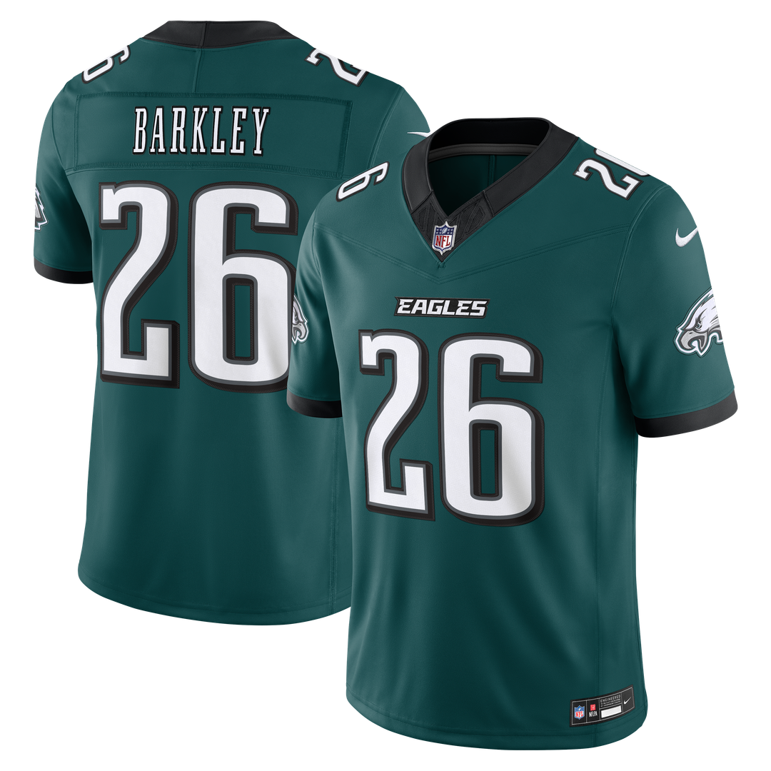 Saquon Barkley Philadelphia Eagles Team Vapor F.U.S.E. Stitched Limited Jersey - Midnight Green