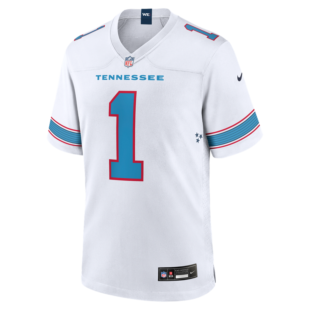 Cameron Ward Tennessee Titans Game Jersey - White