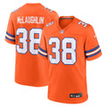 Jaleel McLaughlin Denver Broncos Mile High Collection 1977 Throwback Player Game Jersey - Orange