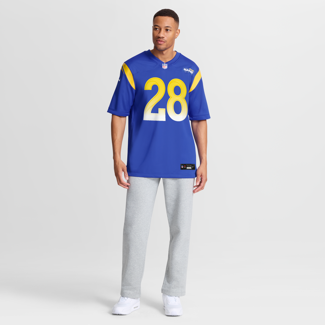 Marshall Faulk Los Angeles Rams Game Retired Player Jersey - Royal
