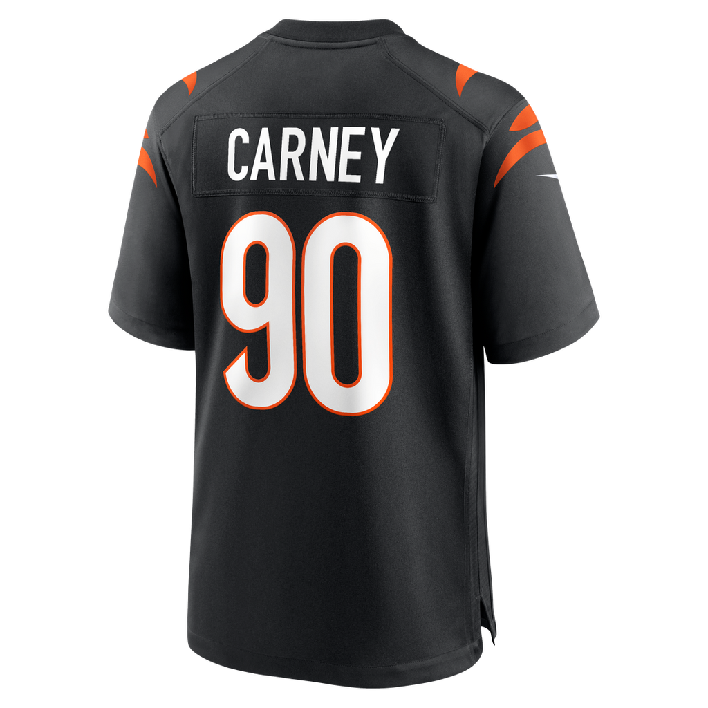 Owen Carney Cincinnati Bengals Home Game Player Jersey - Black