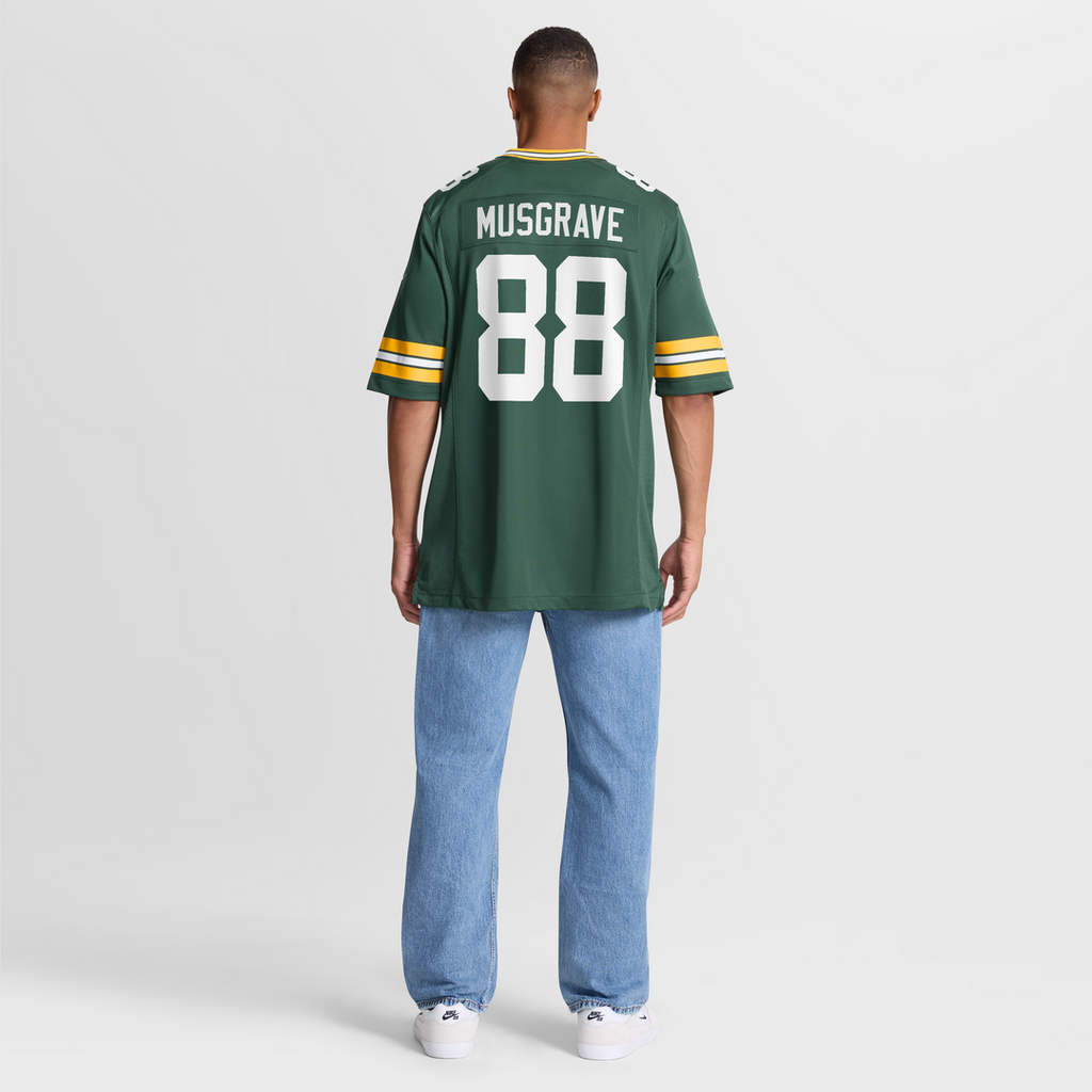 Luke Musgrave Green Bay Packers Game Jersey - Green