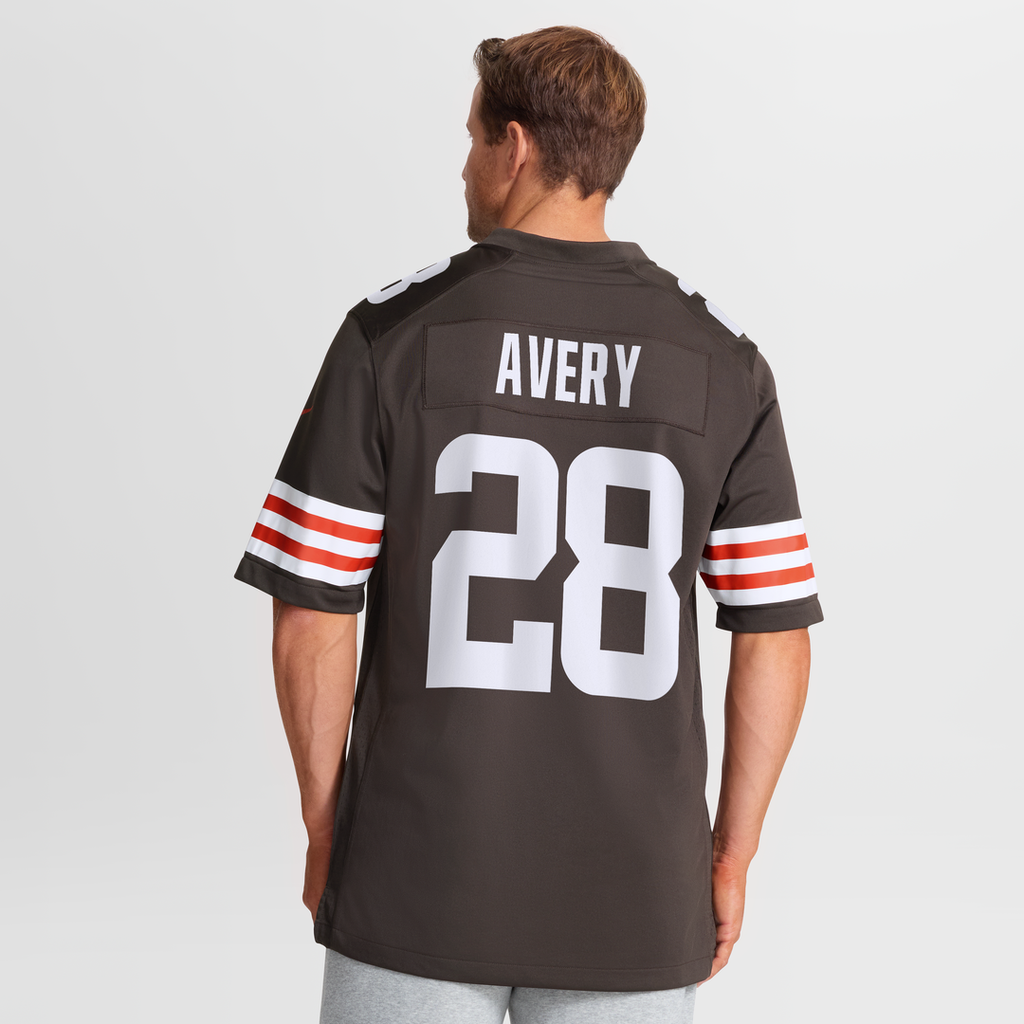 Tre Avery Cleveland Browns Team Game Jersey - Brown