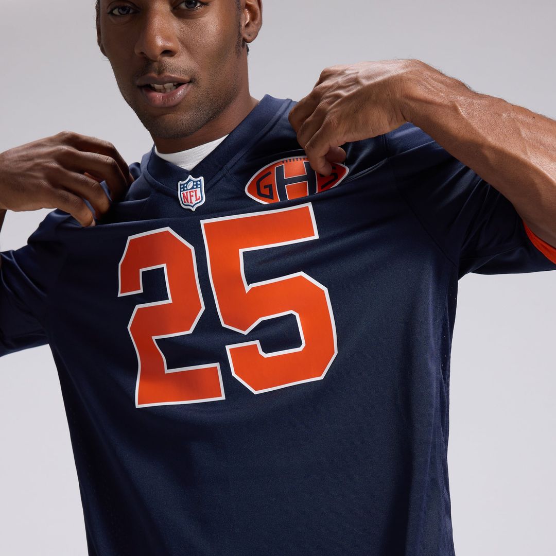 Kyle Monangai Chicago Bears 2026 Rivalries Collection Game Jersey - Navy