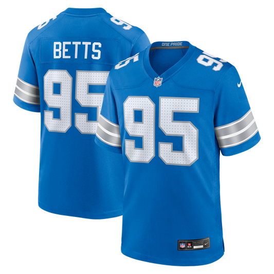 Mathieu Betts Detroit Lions Game Jersey - Blue