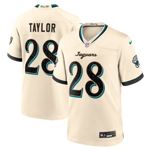 Fred Taylor Jacksonville Jaguars 2026 Rivalries Collection Game Jersey - Natural